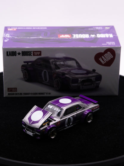 Kaido House Nissan Skyline 2000 GT-R Kaido Works V1 Srebrny #165 *ZAMKNIĘTY
