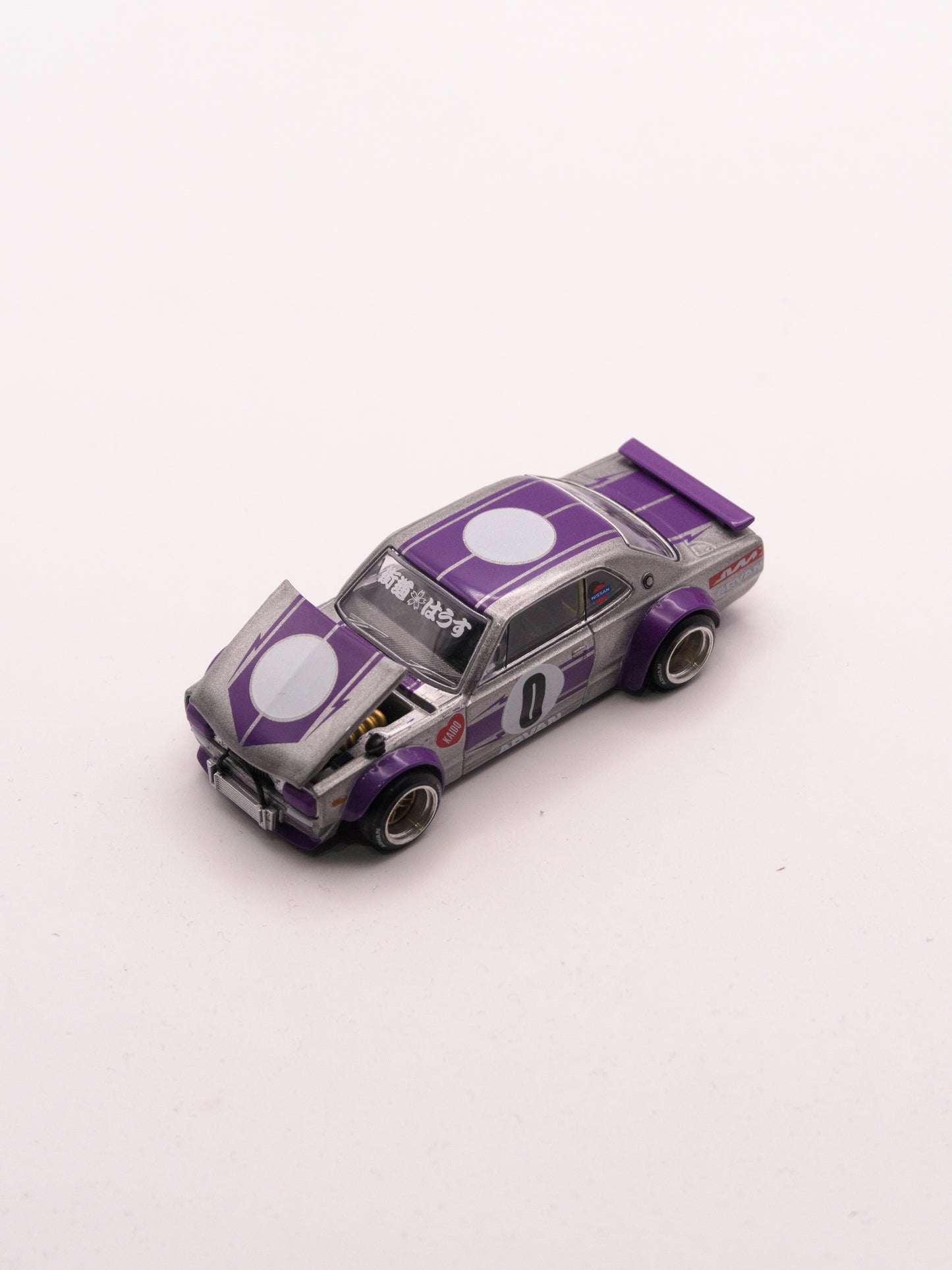 Kaido House Nissan Skyline 2000 GT-R Kaido Works V1 Srebrny #165 *OTWARTY