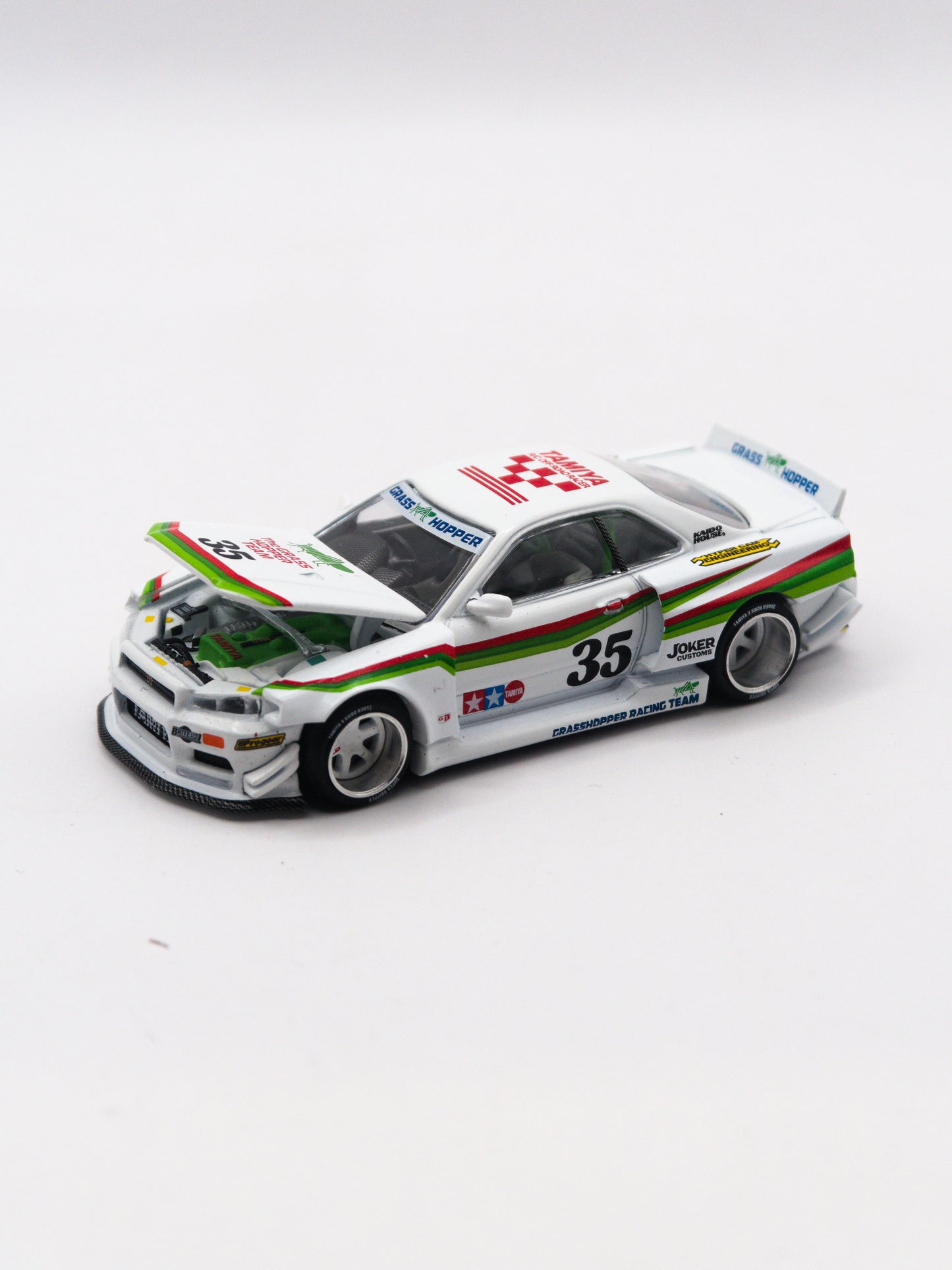 Kaido House #167 Nissan Skyline GT-R R34 "The Grasshopper" Biały