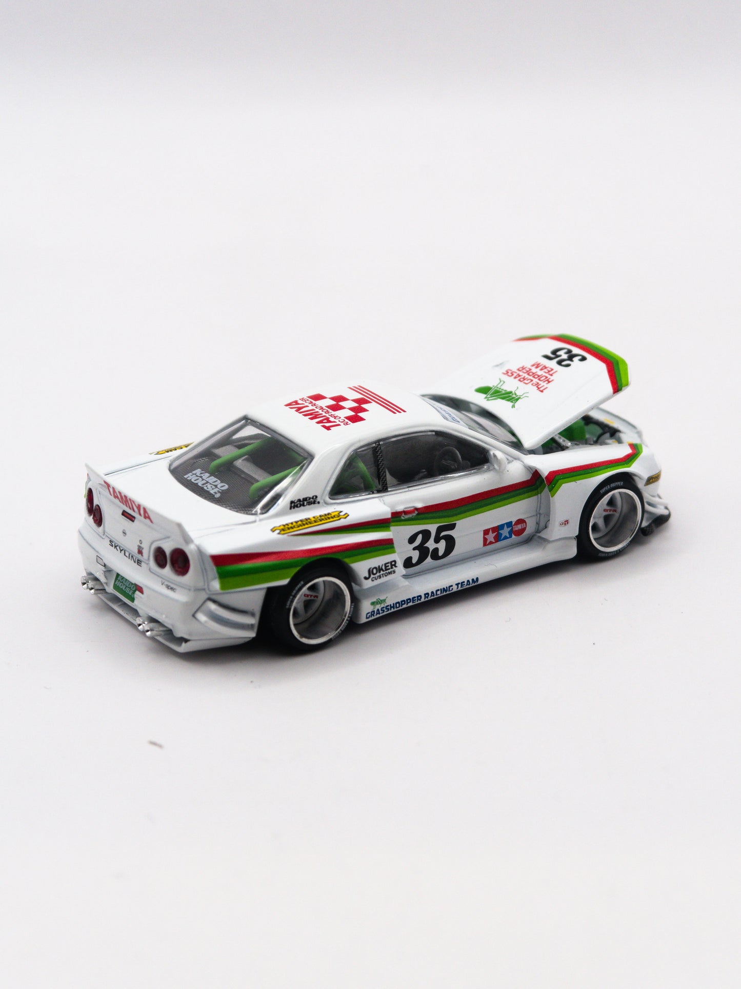 Kaido House #167 Nissan Skyline GT-R R34 "The Grasshopper" Biały