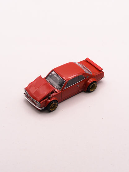 Kaido House #175 Nissan Skyline 2000GT-R Kaido Street V1 Czerwony