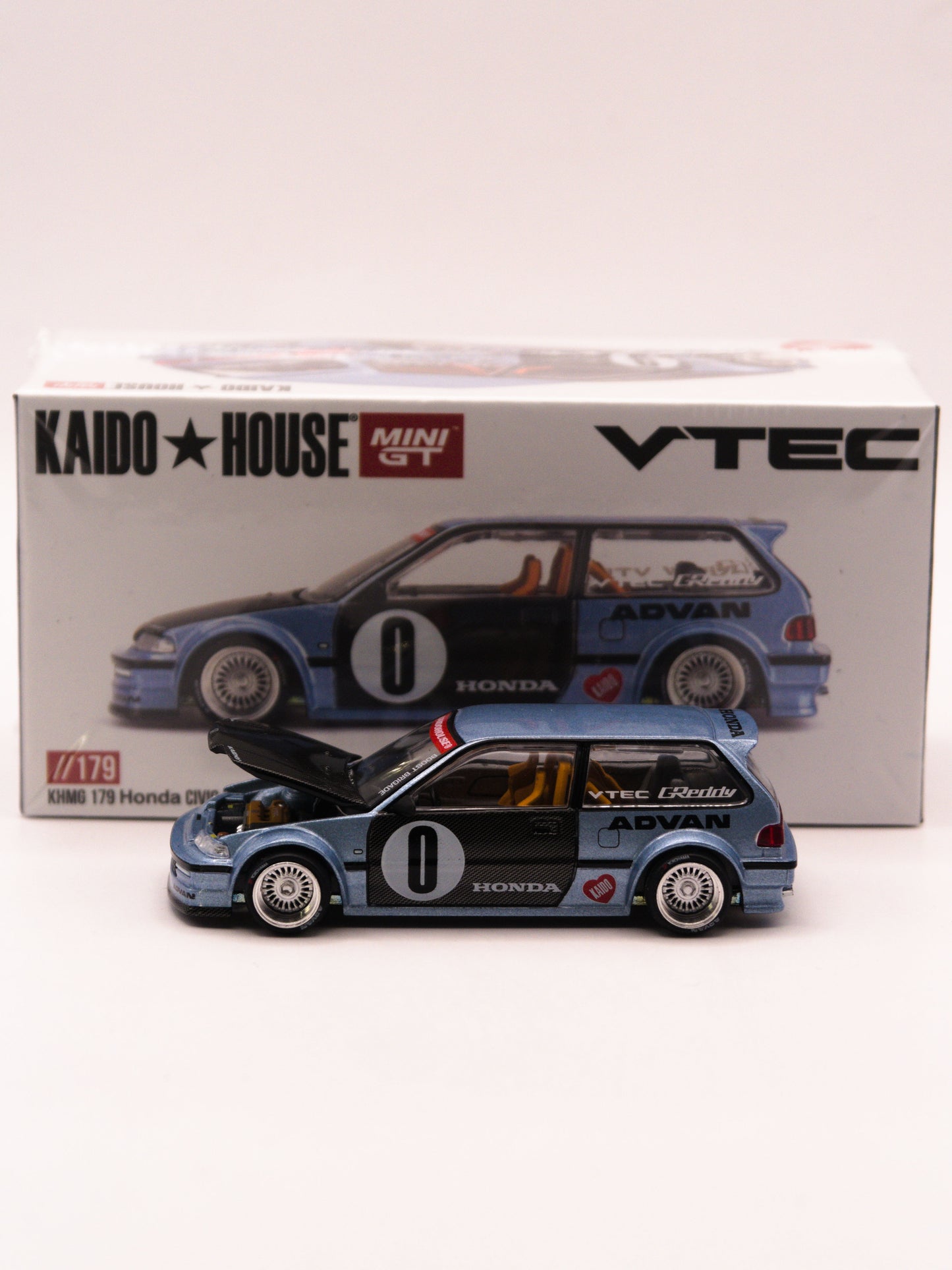 Kaido House #179 Honda Civic EF Kaido Roulette V1 Niebieski