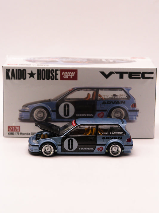 Kaido House #179 Honda Civic EF Kaido Roulette V1 Niebieski