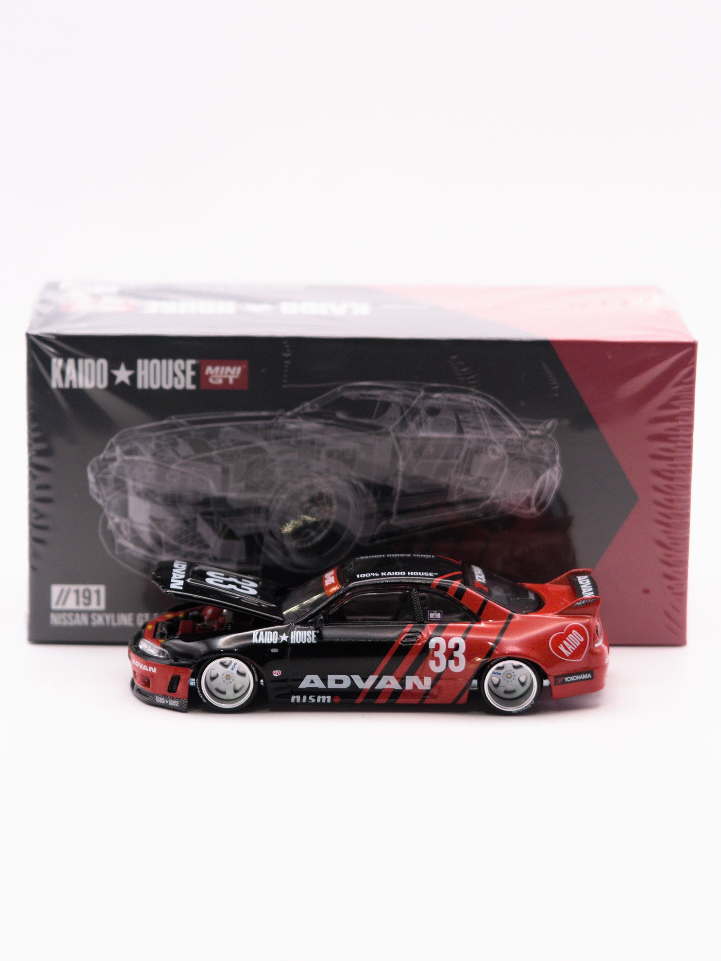 Kaido House #191 Nissan Skyline GT-R R33 Advan Works