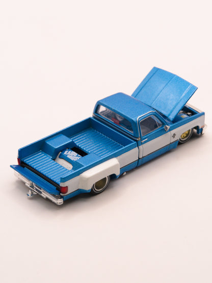 Kaido House #192 Chevrolet Silverado Dually Vintage V1 Niebieski
