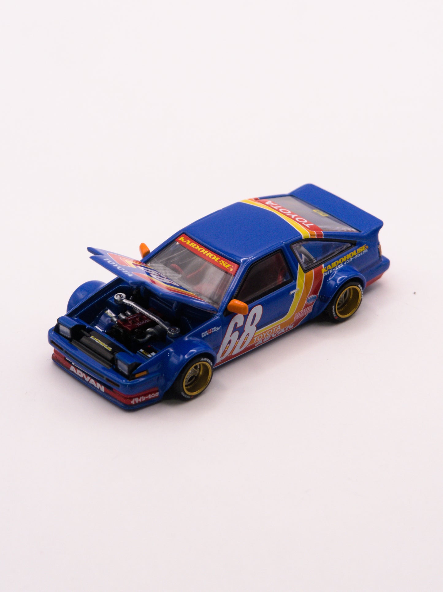 Kaido House #196 Toyota Sprinter Trueno AE-86 Kaido Racing V1 Niebieski