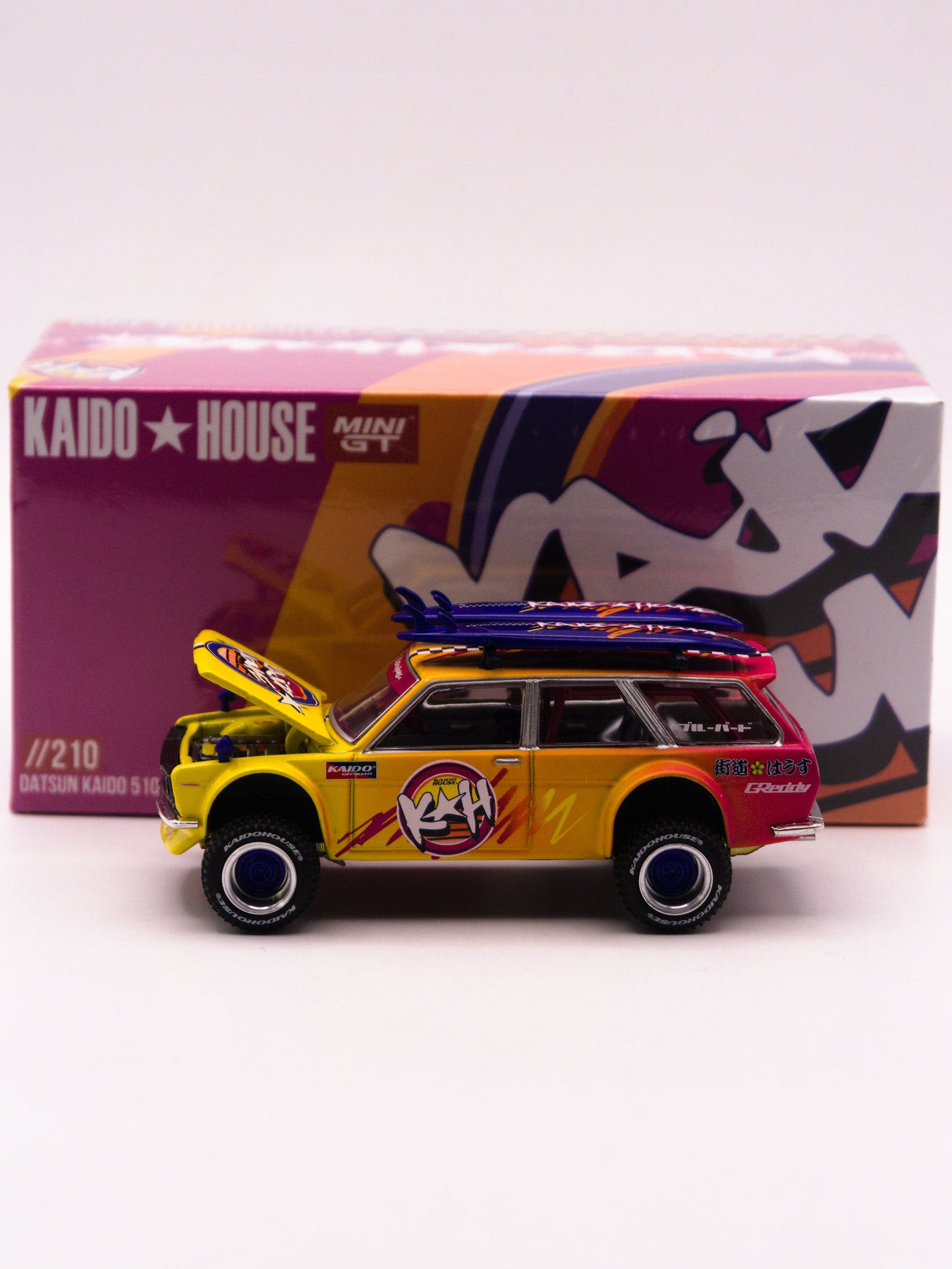 Kaido House #210 Datsun Kaido 510 Wagon 4X4 Kaido Islands V1 Pomarańczowy