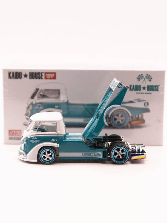 Kaido House #220 Volkswagen T1 Pickup Kaido Works V1 1972 Turkusowy