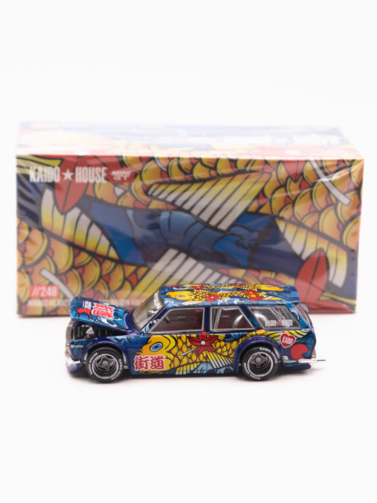 Kaido House #248 Datsun 510 Wagon KOI V1 Niebieski