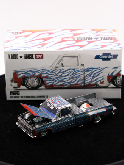 Kaido House CHASE Chevrolet Silverado Dually On Fire V2 #157