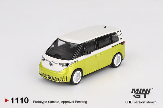 PRESALE Mini GT #1110 Volkswagen ID. Buzz Żółto Biały *BLISTER