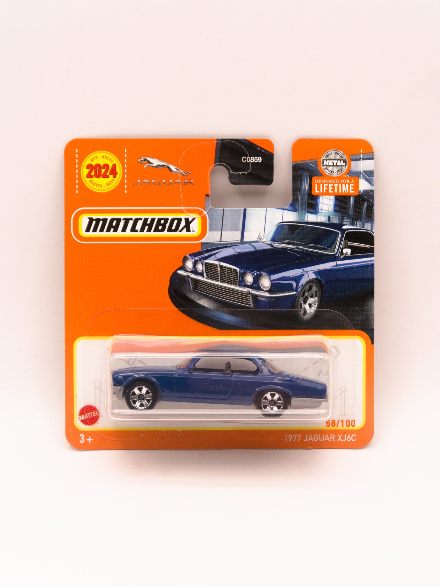 Matchbox 1977 Jaguar XJ6C Niebieski