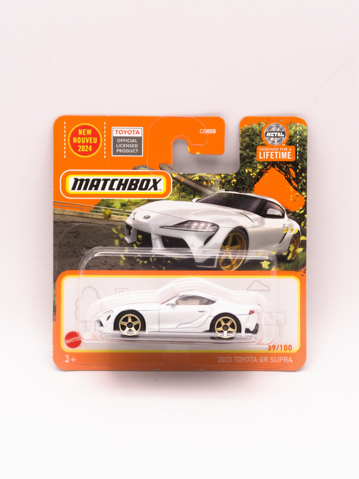 Matchbox 2023 Toyota GR Supra Biała