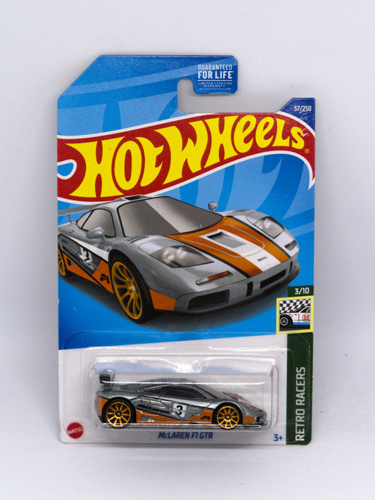 McLaren F1 GTR Retro Racers Srebrny