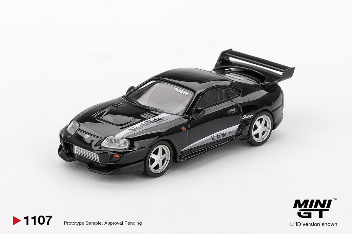 *PRESALE Mini GT #1107 Toyota Supra MK4 Veilside Combat Czarny *Pudełko