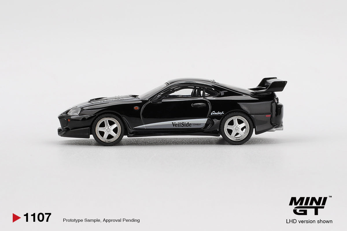 *PRESALE Mini GT #1107 Toyota Supra MK4 Veilside Combat Czarny *Pudełko