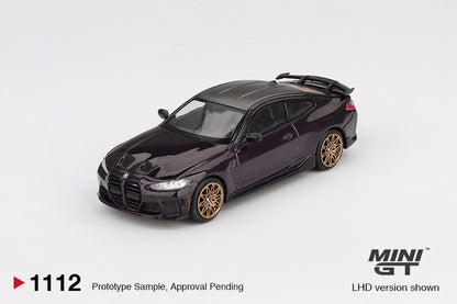 *PRESALE Mini GT #1112 BMW M4 Fioletowy *Blister