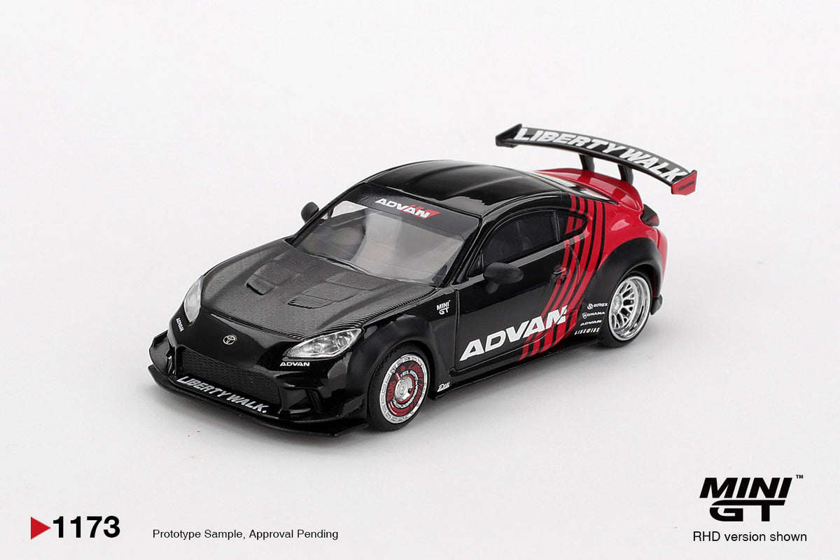 *PRESALE Mini GT #1173 Toyota GR86 LB Nation Advan *Pudełko