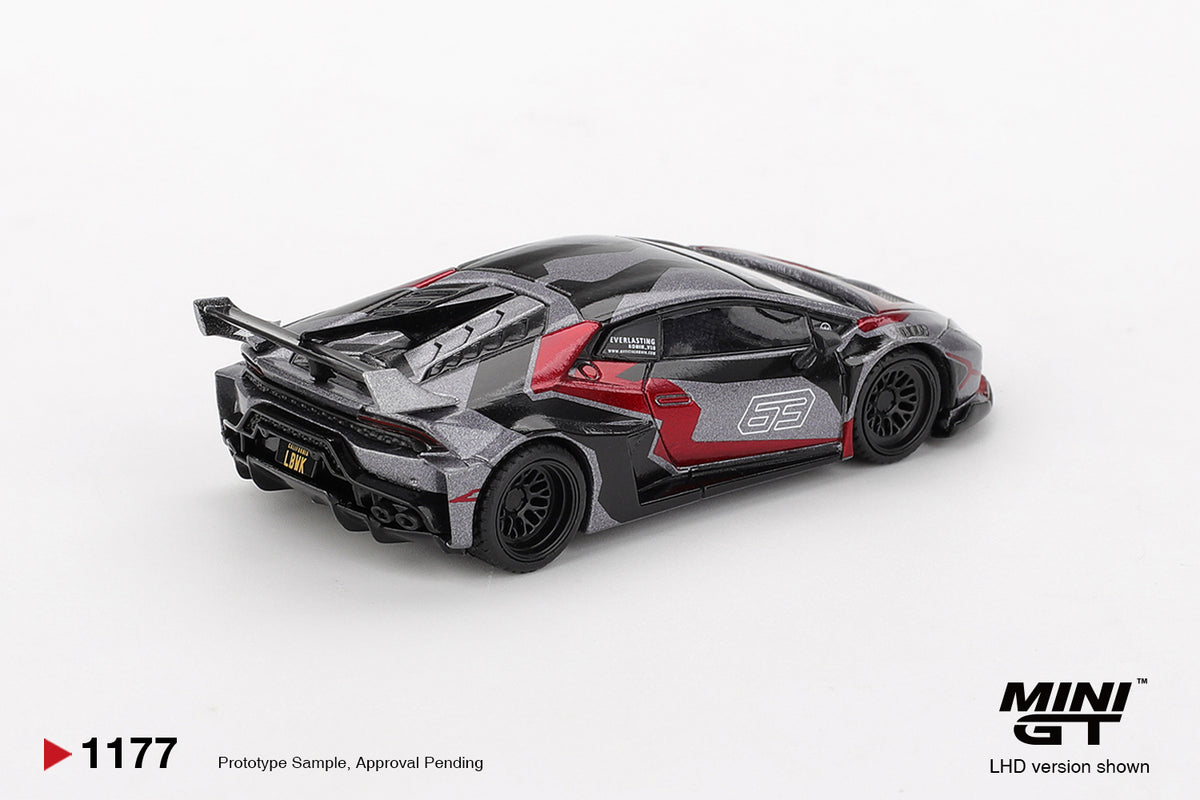 *PRESALE Mini GT #1177 Lamborghini Huracan GT Ronin 2025 Szary *Pudełko