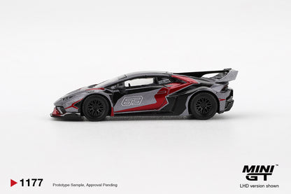 *PRESALE Mini GT #1177 Lamborghini Huracan GT Ronin 2025 Szary *Pudełko