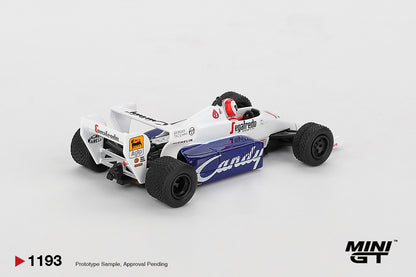 *PRESALE Mini GT #1193 Toleman TG184 #20 Johnny Cecotto Monaco Grand Prix 1984 *Blister