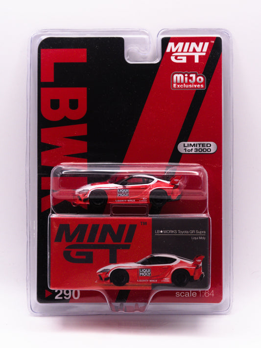 Mini GT 290 LB WORKS Toyota GR Supra Liqui Molly