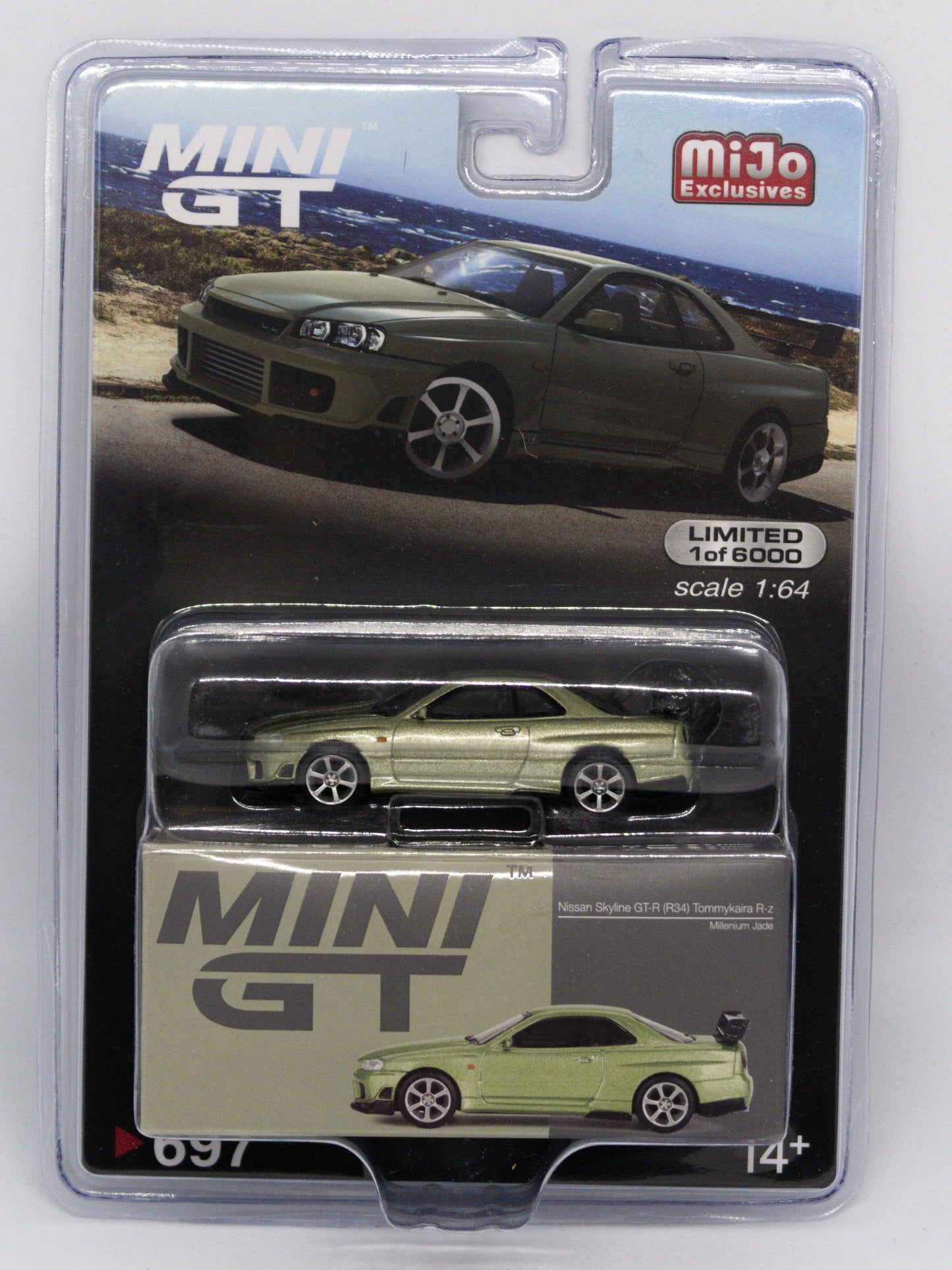 Mini GT 697 Nissan Skyline GT-R R34 Tommykaira R-z