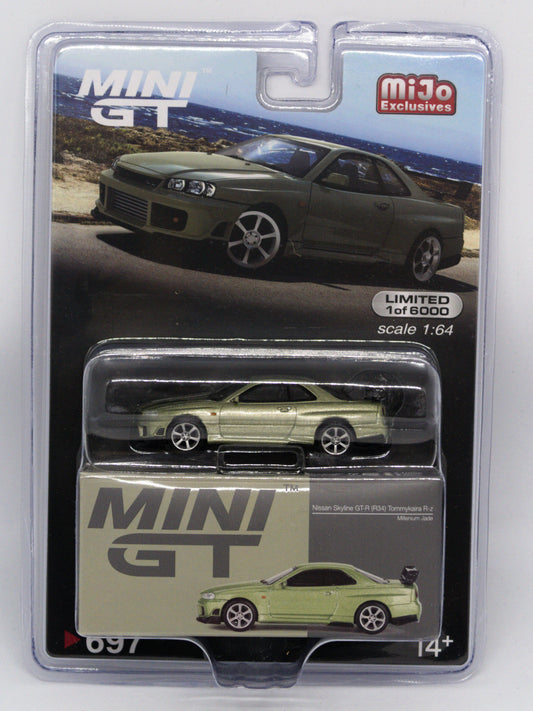 Mini GT 697 Nissan Skyline GT-R R34 Tommykaira R-z