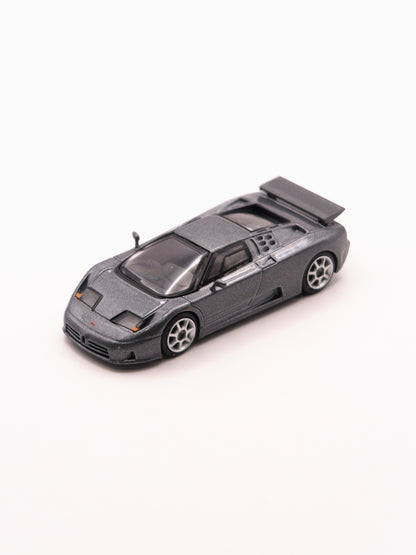 Mini GT #1002 Bugatti EB110 Super Sport Grigio Scuro Szary *OTWARTY