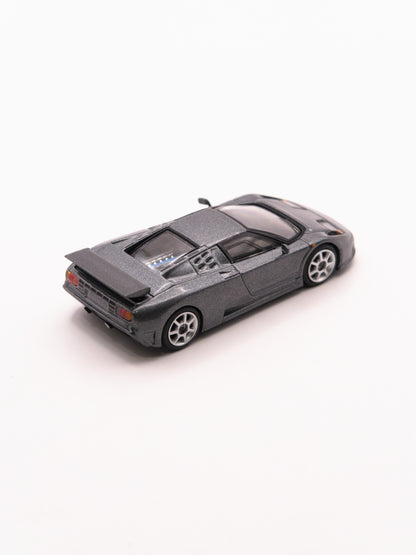 Mini GT #1002 Bugatti EB110 Super Sport Grigio Scuro Szary *OTWARTY