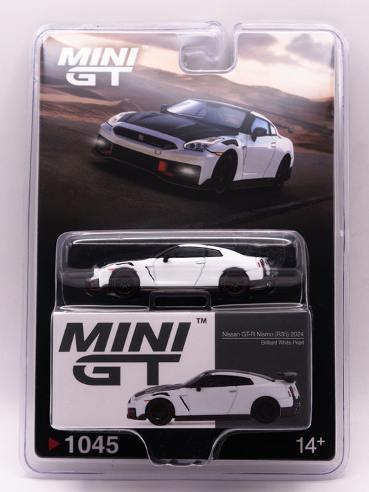 Mini GT #1045 Nissan GT-R Nismo R35 2024 Biały *Blister