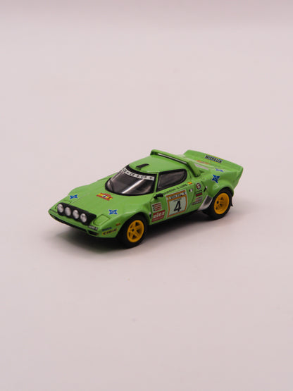 Mini GT #1050 Lancia Stratos HF #4 Spanish Rally Champion ZIelony *BLISTER