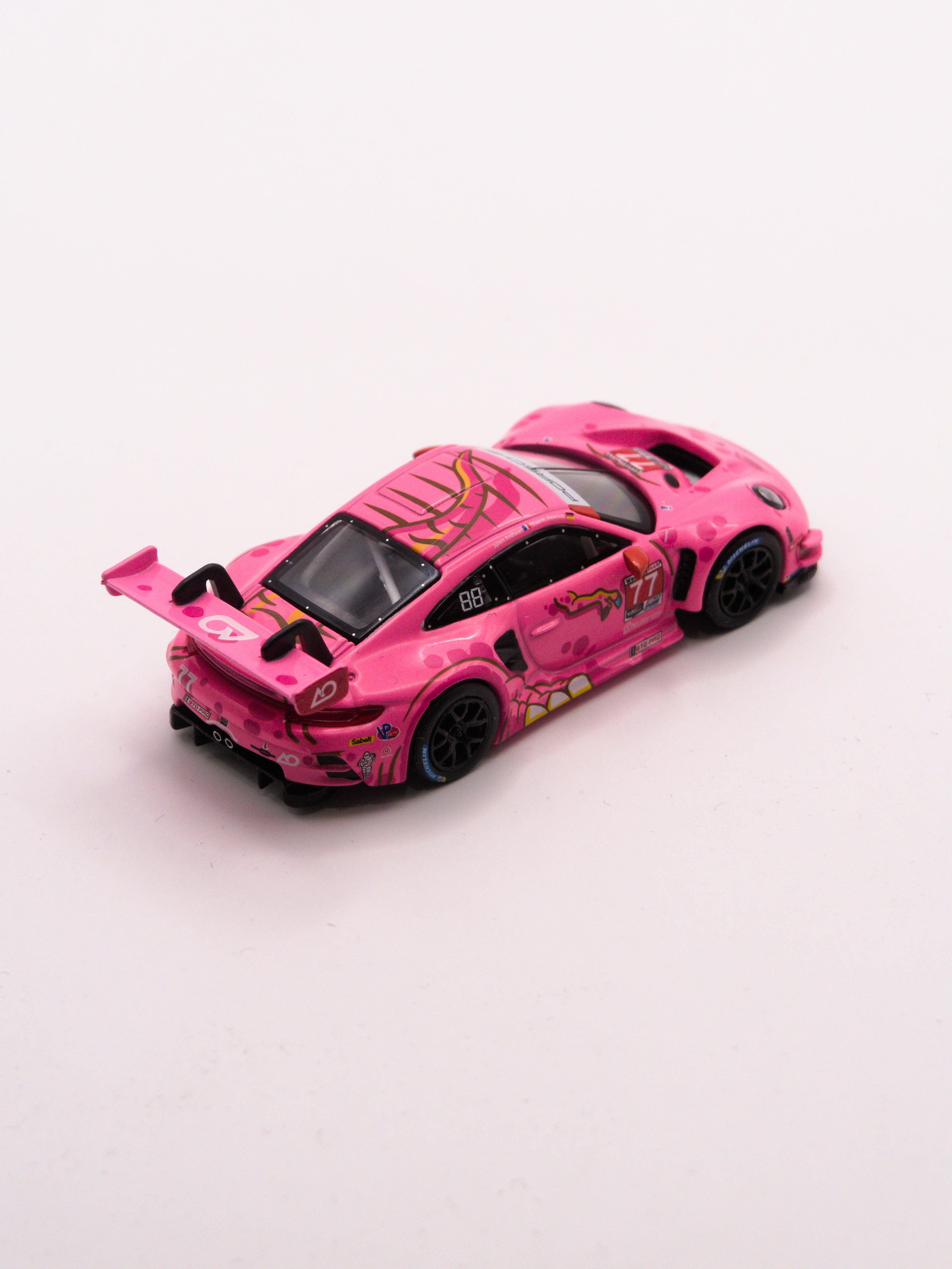 Mini GT #1052 ROXY Porsche 911 GT3 R #77 2024 IMSA ROAD AMERICA AO