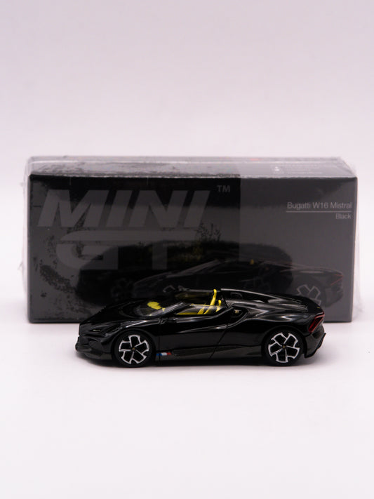 Mini GT #1058 Bugatti W16 Mistral Czarny