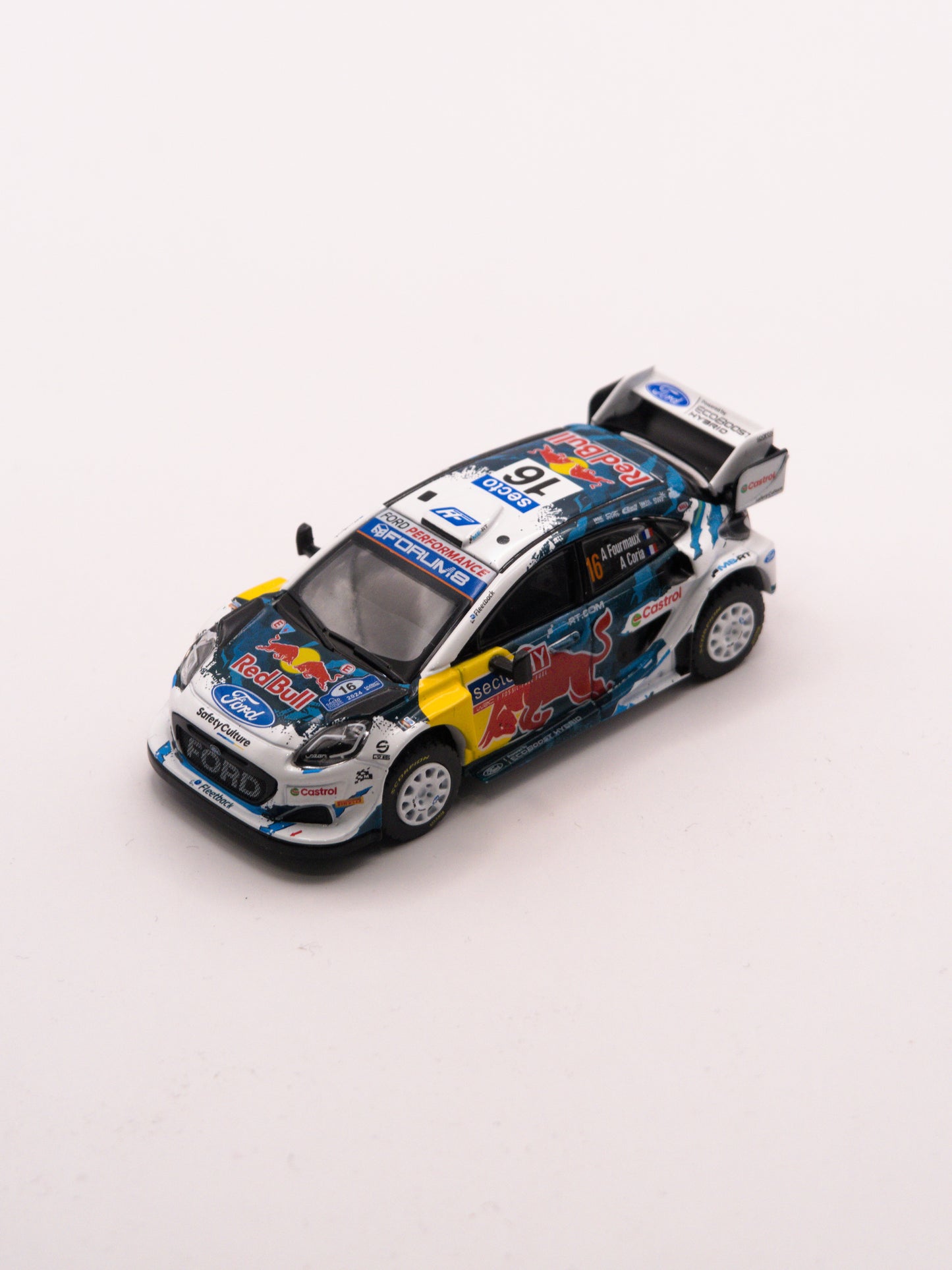 Mini GT #1074 Ford Puma Rally 1 #16 2024 Rally Finland 3rd Place Biały *otwarty