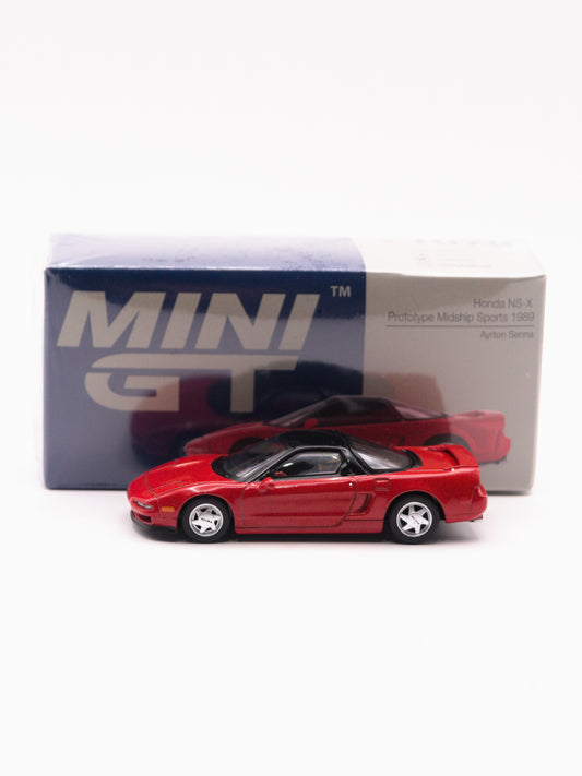 Mini GT #1075 Honda NSX Prototype Ayrton Senna z Figurką Czerwony *PUDEŁKO