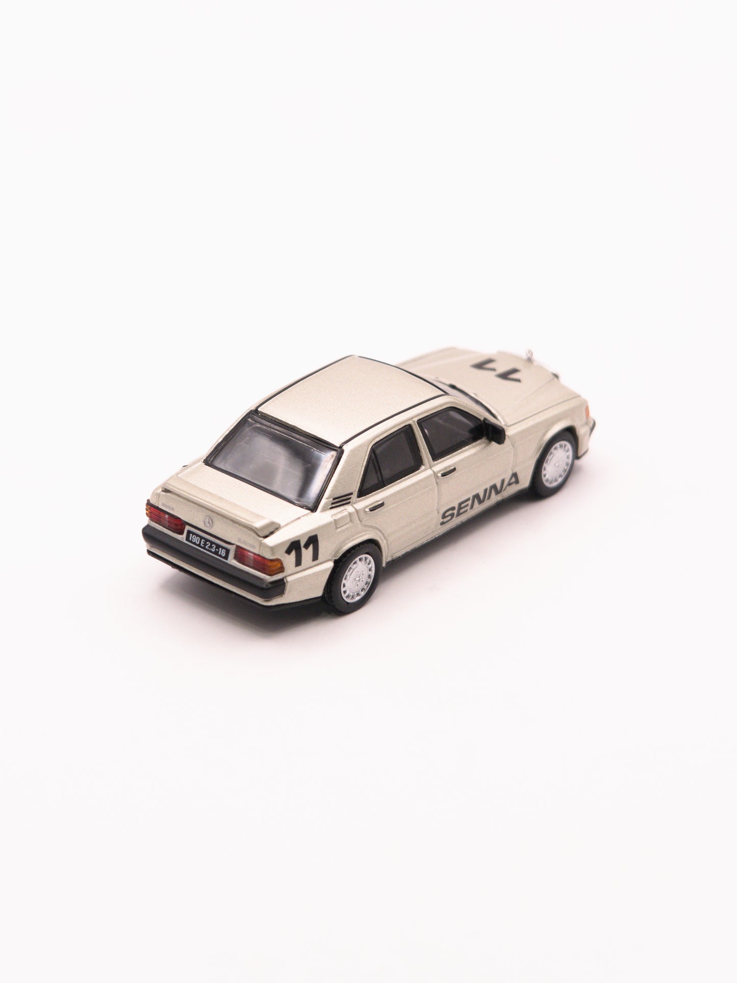 Mini GT #1076 Mercedes Benz 190E 2.3-16 #11 Ayron Senna z Figurką *PUDEŁKO
