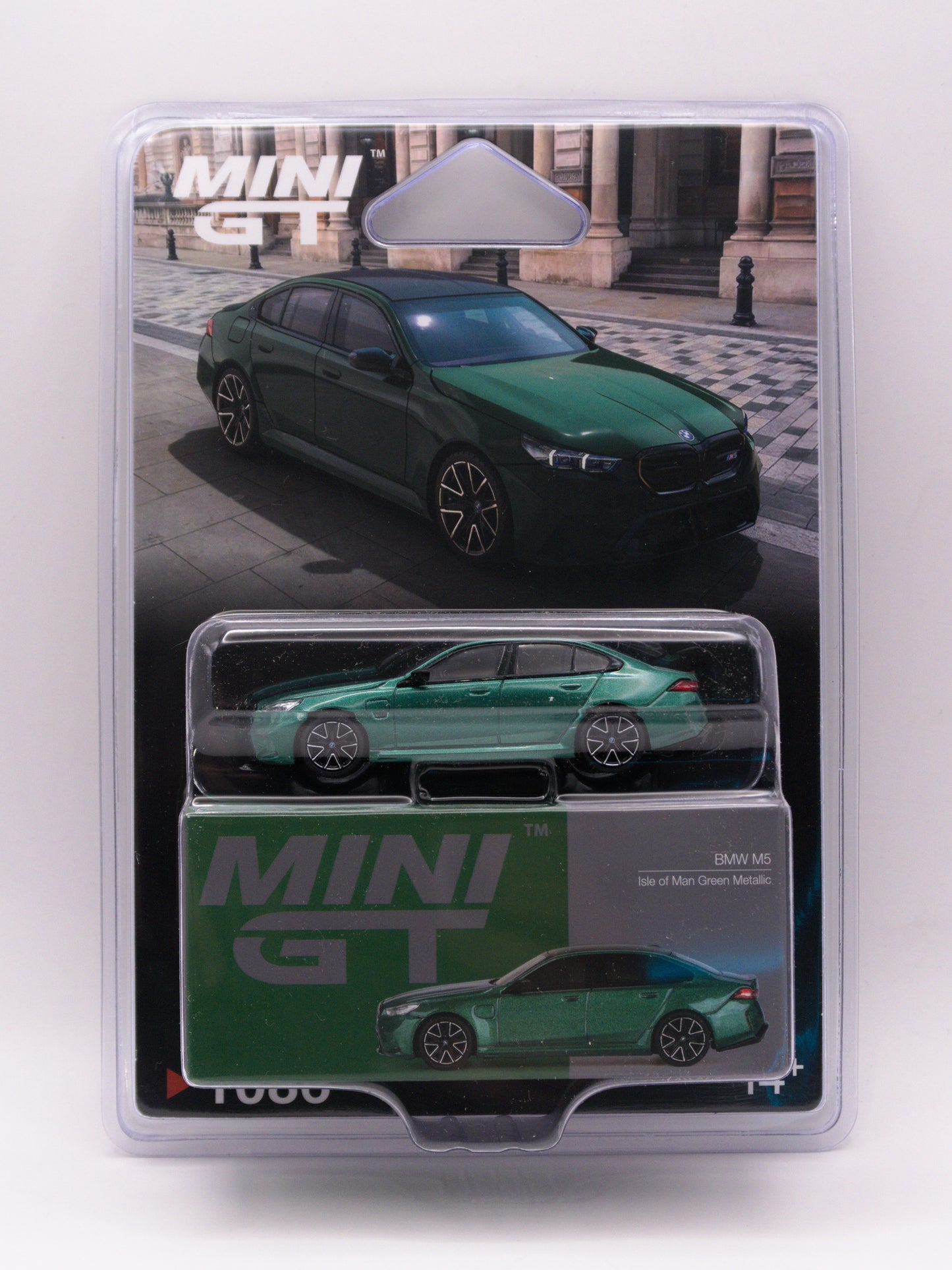 Mini GT #1086 BMW M5 Isle of Man Zielony *Blister