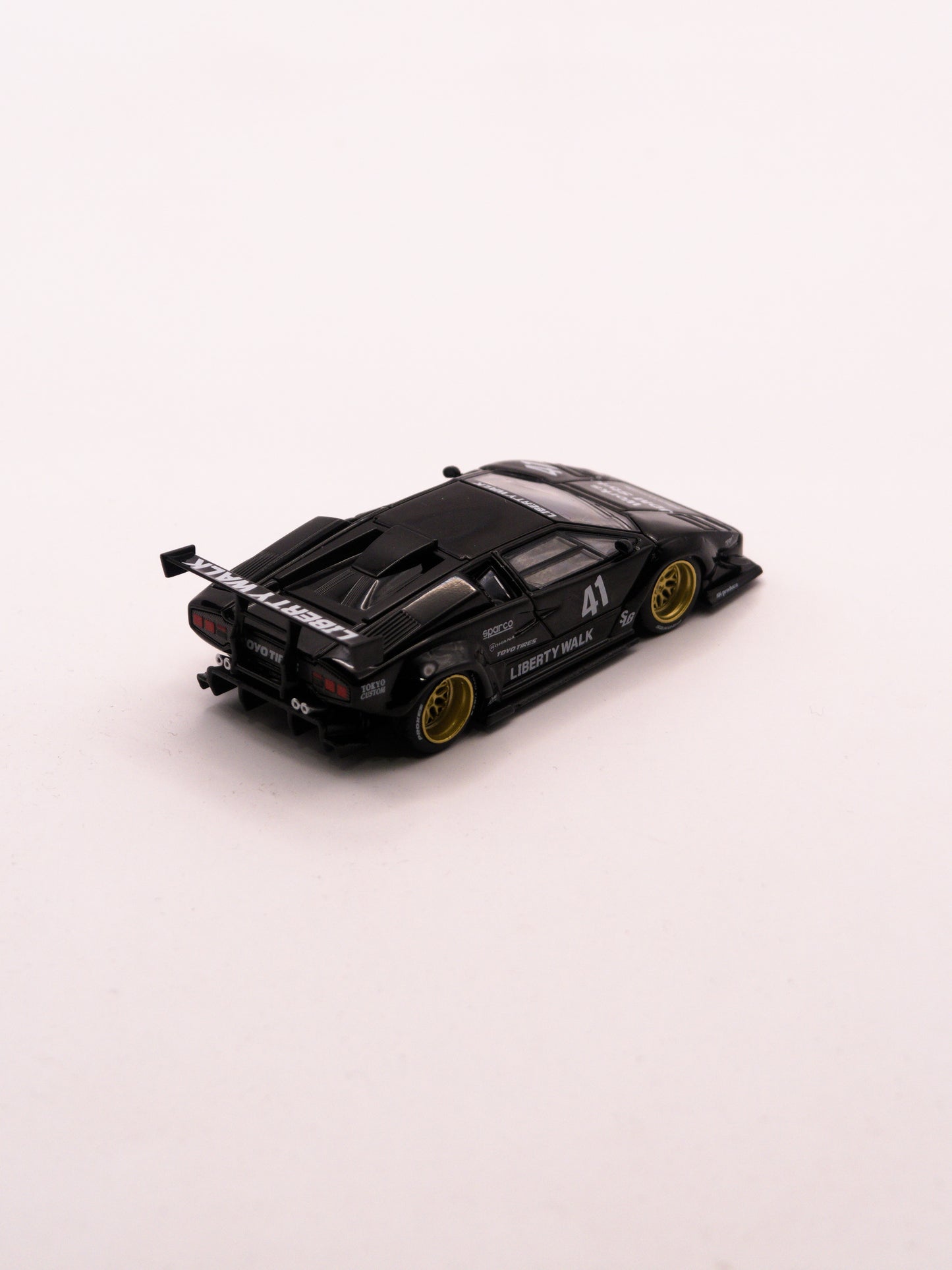 Mini GT #1081 Lamborghini Countach LB-WORKS Czarny *Pudełko