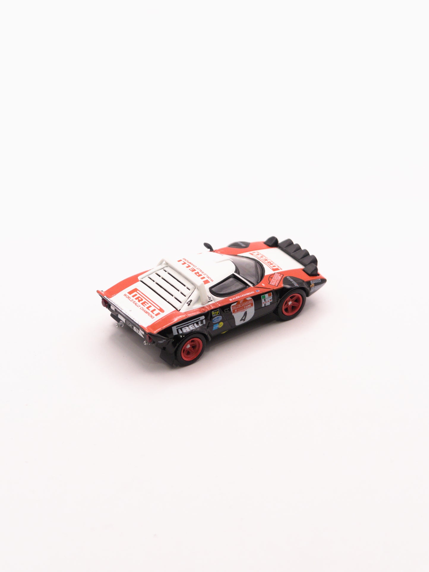 Mini GT #1084 Lancia Stratos HF #4 Sanremo Winner 1978 Czarno Biały *PUDEŁKO