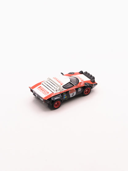 Mini GT #1084 Lancia Stratos HF #4 Sanremo Winner 1978 Czarno Biały *PUDEŁKO