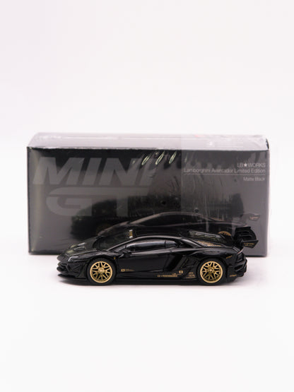 Mini GT #1087 Lamborghini Aventador LB-Works Czarny Mat *PUDEŁKO