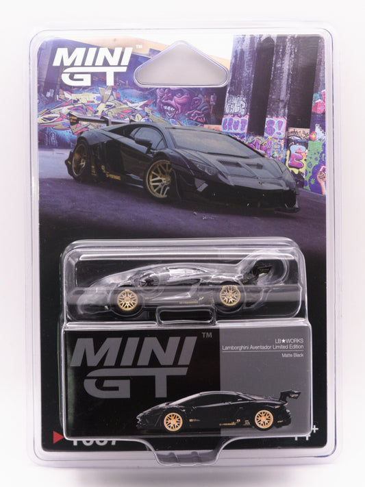 Mini GT #1087 Lamborghini Aventador LB-Works Czarny Mat *BLISTER