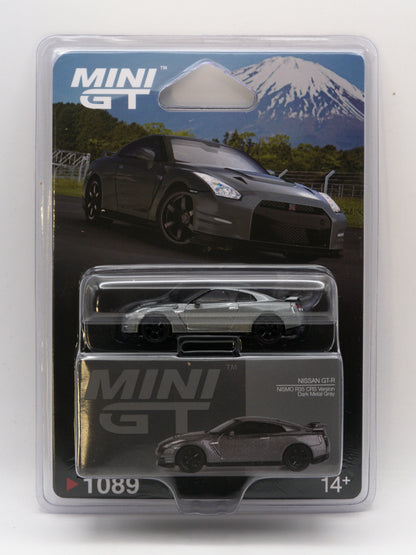 Mini GT #1089 Nissan GT-R R35 CRS Version Szary *BLISTER