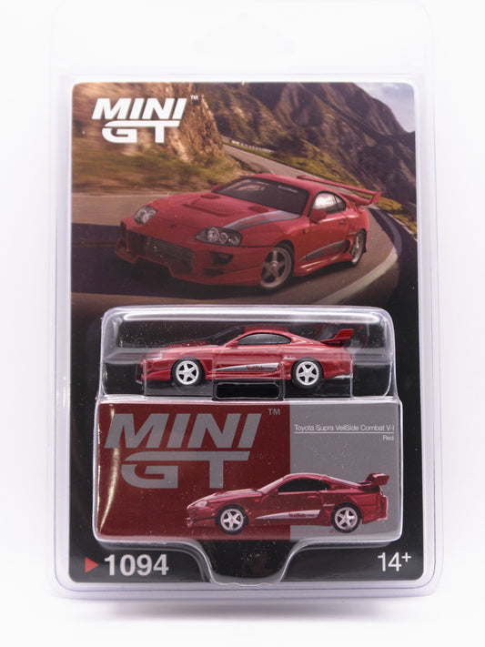 Mini GT #1094 Toyota Supra MK4 Veilside Combat Czerwony *BLISTER