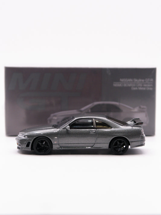 Mini GT #1128 Nissan GT-R R33 Nismo CRS Szary *PUDEŁKO