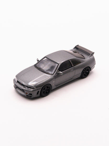 Mini GT #1128 Nissan GT-R R33 Nismo CRS Szary *PUDEŁKO