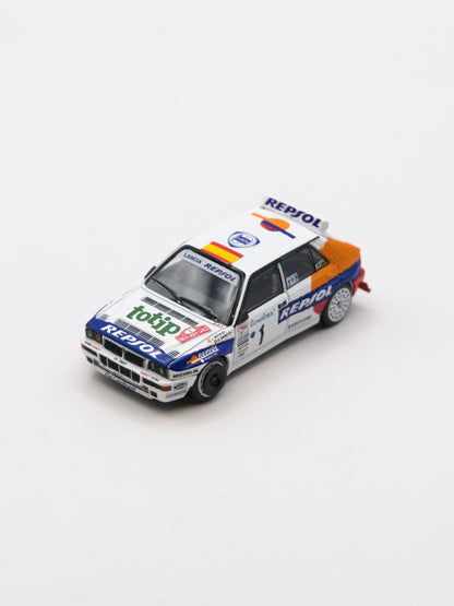 Mini GT #1131 Lancia Delta Integrale Evoluzione #1 Rally Monte Carlo 1993 Biały