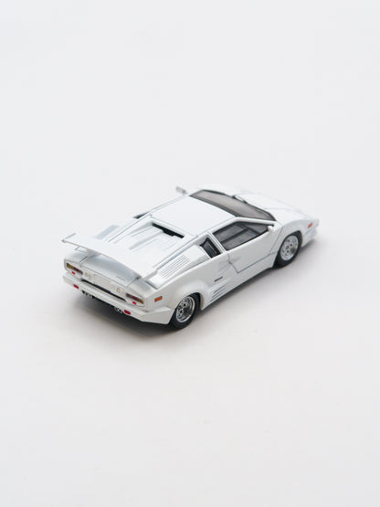 Mini GT #1134 Lamborghini Countach 25TH Anniversary Biały
