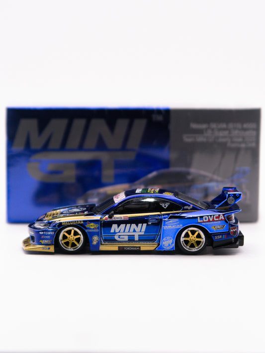 Mini GT #1157 Nissan Silvia S15 Liberty Walk #555 Formula Drift 2025 *PUDEŁKO